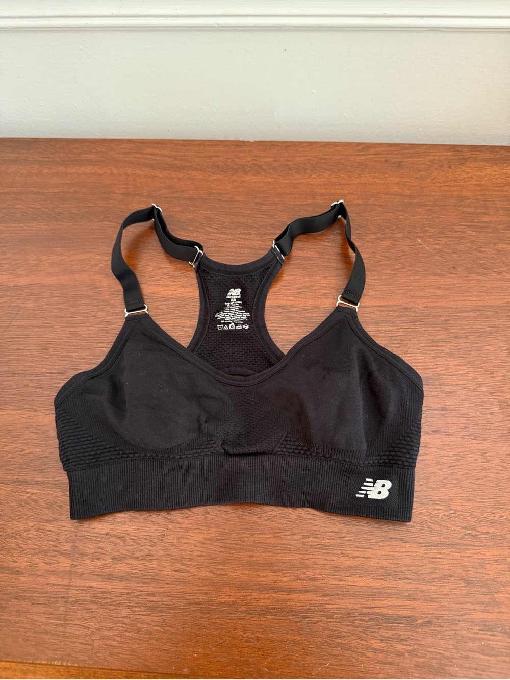 New Balance Black Sports Bra – women’s XS